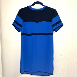 Nasty Gal Dress Blue Black XS